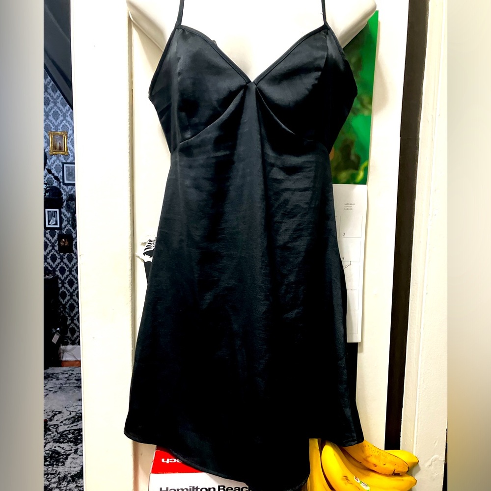 Mini black dress